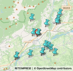 Mappa Via Caduti di Nassiriya, 32035 Santa Giustina BL, Italia (3.98611)