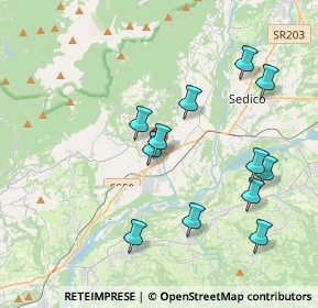 Mappa Via Caduti di Nassiriya, 32035 Santa Giustina BL, Italia (3.86083)