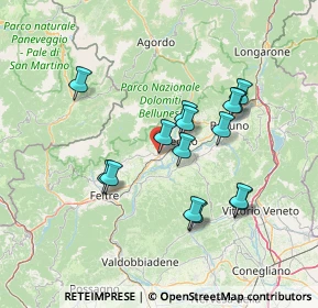 Mappa Via Caduti di Nassiriya, 32035 Santa Giustina BL, Italia (12.56733)