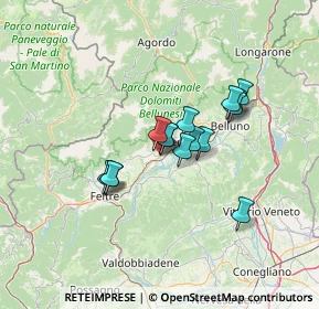 Mappa Via Caduti di Nassiriya, 32035 Santa Giustina BL, Italia (9.63933)