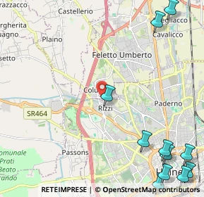 Mappa Via San Daniele, 33010 Colugna UD, Italia (3.41909)