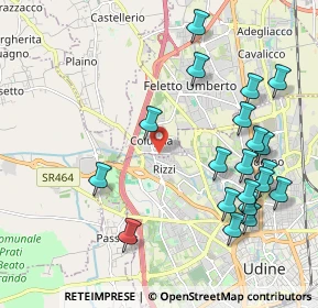 Mappa Via San Daniele, 33010 Colugna UD, Italia (2.3155)