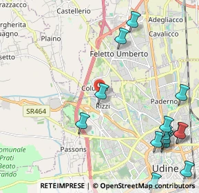 Mappa Via San Daniele, 33010 Colugna UD, Italia (2.92714)