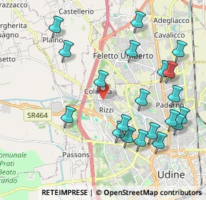Mappa Via San Daniele, 33010 Colugna UD, Italia (2.2235)