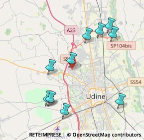 Mappa Via San Daniele, 33010 Colugna UD, Italia (4.23455)