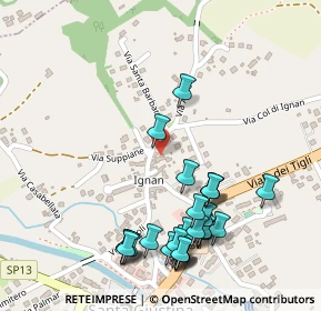 Mappa Piazza D'Ignan, 32035 Santa Giustina BL, Italia (0.26207)