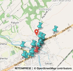 Mappa Piazza D'Ignan, 32035 Santa Giustina BL, Italia (0.4035)