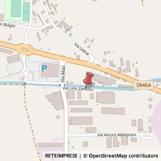 Mappa Via Lino Zanussi, 6, 33035 Martignacco, Udine (Friuli-Venezia Giulia)