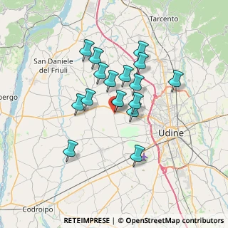 Mappa Via Faugnacco, 33035 Martignacco UD, Italia (5.69)