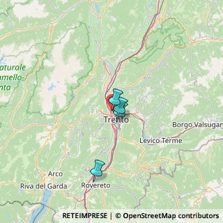 Mappa Via Maestri del Lavoro, 38121 Trento TN, Italia (40.38)