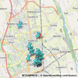 Mappa Via Chivasso, 33100 Udine UD, Italia (2.36895)