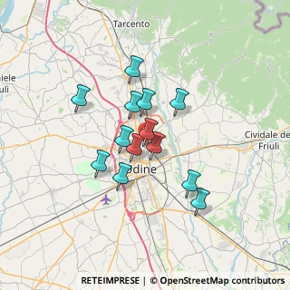 Mappa Via Chivasso, 33100 Udine UD, Italia (5.48077)