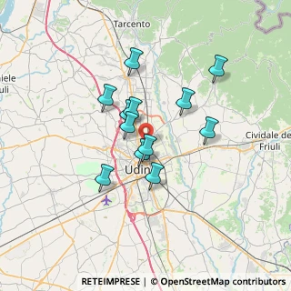 Mappa Via Chivasso, 33100 Udine UD, Italia (5.32333)