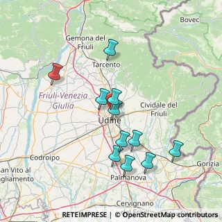 Mappa Via Chivasso, 33100 Udine UD, Italia (13.93)