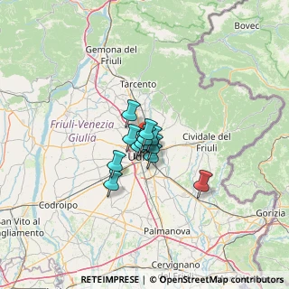 Mappa Via Chivasso, 33100 Udine UD, Italia (6.45167)
