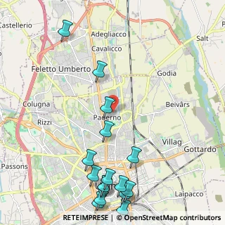 Mappa Via Vercelli, 33100 Udine UD, Italia (2.825)