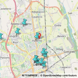 Mappa Via Vercelli, 33100 Udine UD, Italia (2.54091)
