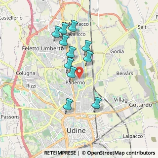 Mappa Via Vercelli, 33100 Udine UD, Italia (1.58)