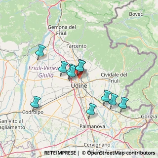 Mappa Via Vercelli, 33100 Udine UD, Italia (12.60273)