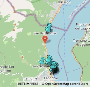 Mappa Via Nazionale, 28822 Cannobio VB, Italia (2.211)