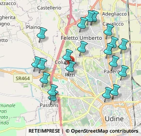 Mappa Viale S. Daniele, 33010 Colugna UD, Italia (2.044)