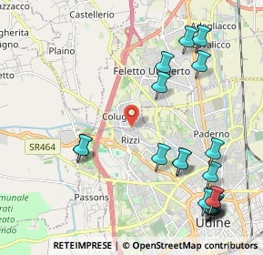 Mappa Viale S. Daniele, 33010 Colugna UD, Italia (2.6425)
