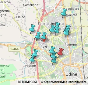 Mappa Viale S. Daniele, 33010 Colugna UD, Italia (1.565)