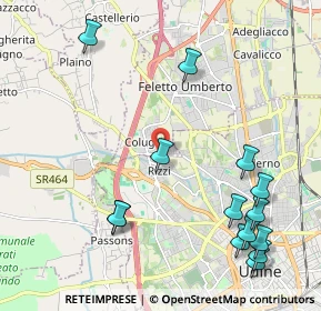 Mappa Viale S. Daniele, 33010 Colugna UD, Italia (2.58857)