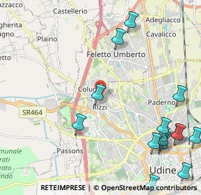 Mappa Viale S. Daniele, 33010 Colugna UD, Italia (2.924)