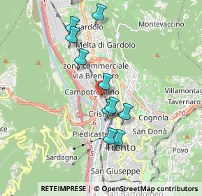 Mappa Via Aldo Schmid, 38121 Trento TN, Italia (2.28286)