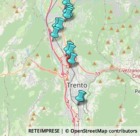 Mappa Via Aldo Schmid, 38121 Trento TN, Italia (3.6925)