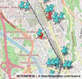 Mappa Via Aldo Schmid, 38121 Trento TN, Italia (0.687)