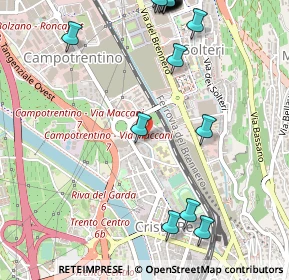 Mappa Via Aldo Schmid, 38121 Trento TN, Italia (0.737)