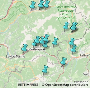 Mappa VIA DEI PRAI MAGRI, 38050 Bieno TN, Italia (14.949)