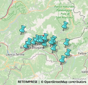 Mappa VIA DEI PRAI MAGRI, 38050 Bieno TN, Italia (10.09938)