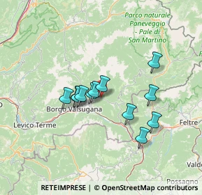 Mappa VIA DEI PRAI MAGRI, 38050 Bieno TN, Italia (10.52583)
