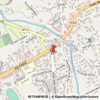 Mappa Viale Stazione, 4/B, 32035 Santa Giustina, Belluno (Veneto)