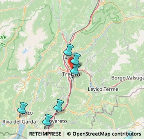 Mappa Via Cesarini, 38121 Trento TN, Italia (33.55143)