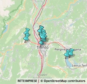 Mappa Via Cesarini, 38121 Trento TN, Italia (3.91167)