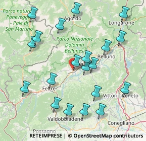 Mappa 32035 Santa Giustina BL, Italia (17.3535)