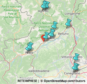 Mappa 32035 Santa Giustina BL, Italia (16.97846)