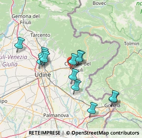 Mappa Strada Statale 54 54 Km 13-172 Variante, 33043 Cividale del Friuli UD, Italia (13.17)