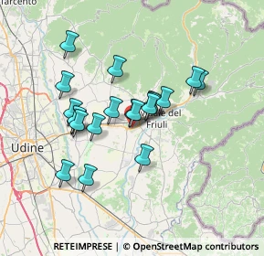 Mappa Strada Statale 54 54 Km 13-172 Variante, 33043 Cividale del Friuli UD, Italia (5.634)