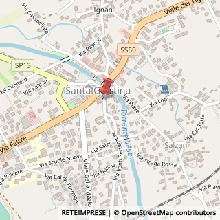 Mappa Via XX Settembre, 10, 32035 Santa Giustina BL, Italia, 32035 Santa Giustina, Belluno (Veneto)