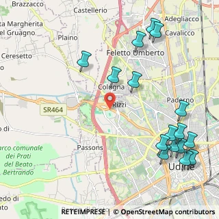 Mappa Dacia Arena, 33100 Udine UD, Italia (2.70625)