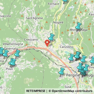 Mappa Strada delle Campagne, 38045 Civezzano TN, Italia (3.4285)