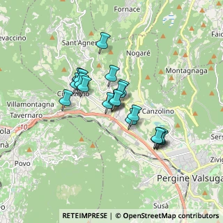 Mappa Strada delle Campagne, 38045 Civezzano TN, Italia (1.298)