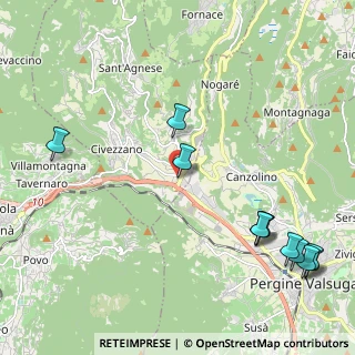 Mappa Strada delle Campagne, 38045 Civezzano TN, Italia (2.73727)