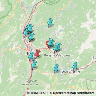 Mappa Strada delle Campagne, 38045 Civezzano TN, Italia (6.74563)