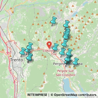 Mappa Strada delle Campagne, 38045 Civezzano TN, Italia (3.686)